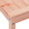 vidaXL Potting Table Natural Wood Solid douglas wood 32.5 x 19.7 x 29.5 in