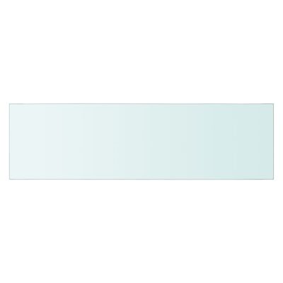 vidaXL Shelf Panel Glass Clear 27.6"x7.9"