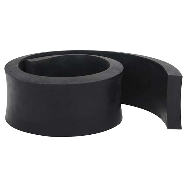 vidaXL Rubber Edge For Snow Plow Black Styrene-butadiene rubber