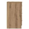 vidaXL Bedside Cabinet artisan oak 38 x 38 x 66 cm Engineered wood