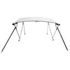 vidaXL 4-bow Bimini Top with Mesh Sidewalls 95.7x(78.7-83.9)x53.9"