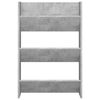 vidaXL Wall Shoe Cabinet Concrete grey Engineered wood Compact