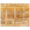 vidaXL Table Top Natural Wood Solid mango wood 35.4x31.5 Durable
