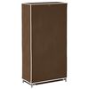 Fabric Shoe Cabinet with Cover 23" x 11" x 42" Brown