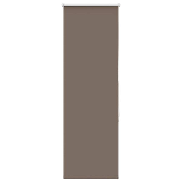 vidaXL Roller Blind Coffee 100% polyester, Aluminum 21.7 x 68.9 in