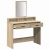 vidaXL Dressing Table with Drawer Sonoma Oak 39.37 x 16.14 x 55.12 in