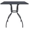 vidaXL Garden Dining Set Anthracite Expanded metal mesh Compact Foldable