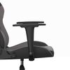 vidaXL Gaming Chair Black and Gray Faux Leather, Foam, Metal, Plywood