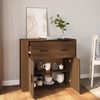 vidaXL Sideboard Brown Oak Engineered Wood Medium Sideboard
