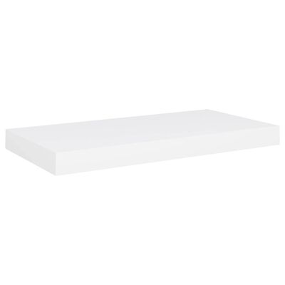 vidaXL Floating Wall Shelf White 19.7"x9.1"x1.5" MDF
