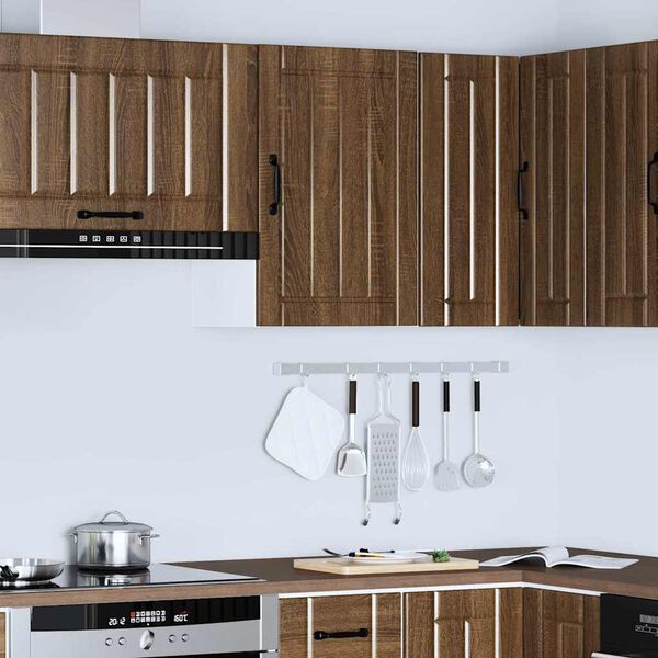 vidaXL Kitchen Wall Cabinet Brown Oak Engineered Wood Small