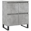 vidaXL Sideboard Concrete grey Engineered wood Medium Sideboard