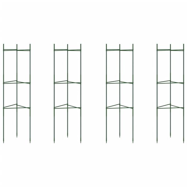 vidaXL Tomato Cage Set of 4 Green
