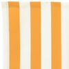vidaXL Awning Replacement Fabric Yellow and White 149.61 x 76.77 in