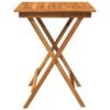 vidaXL 3 Piece Folding Patio Dining Set Solid Acacia Wood (313595+313601)
