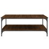 vidaXL Coffee Table Brown Oak Engineered Wood Large Coffee Table