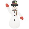 vidaXL Inflatable Snowman White