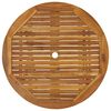 vidaXL Garden Dining Set Natural wood Solid Acacia wood Compact Foldable