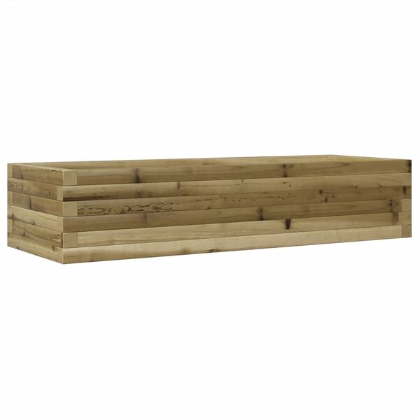 vidaXL Garden Planter Treated Wood Treated pinewood 43.3 x 15.7 x 9.1 in