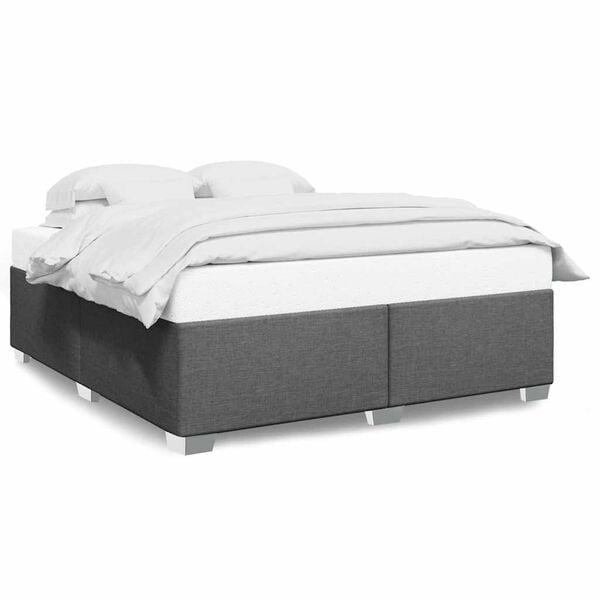vidaXL Bed Frame Dark Gray