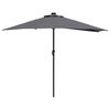 vidaXL Garden Parasol Anthracite 115.75 x 59.06 x 88.19 in