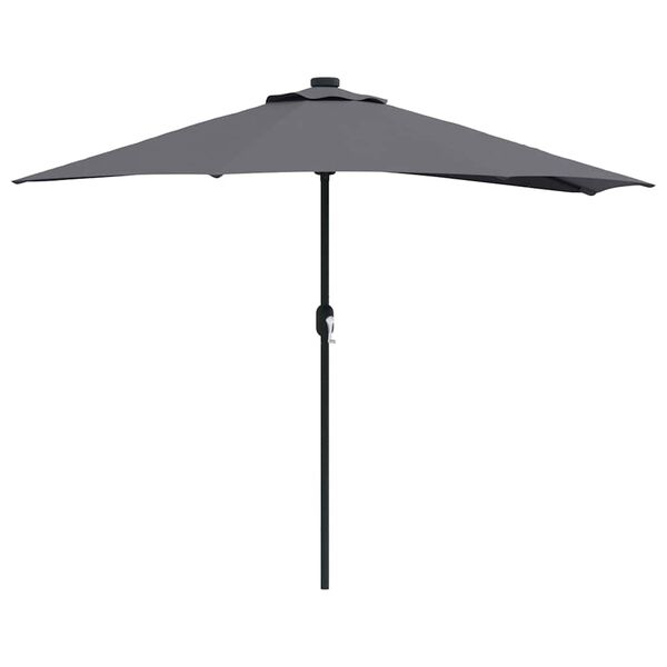 vidaXL Garden Parasol Anthracite 115.75 x 59.06 x 88.19 in