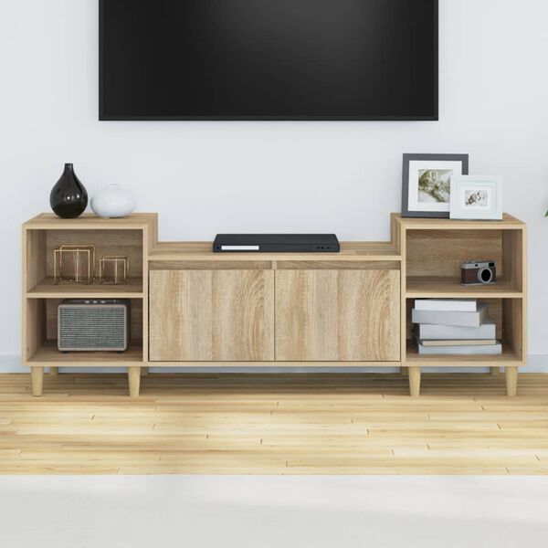 vidaXL TV Cabinet Sonoma Oak Engineered Wood Standard TV Cabinet