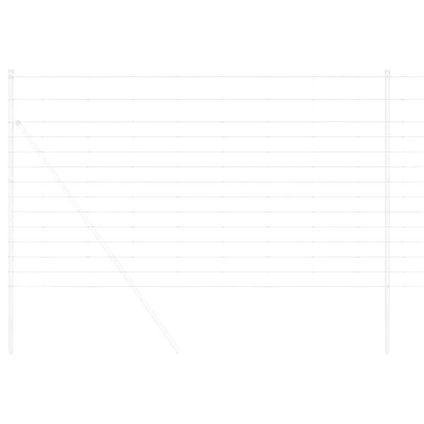 vidaXL Field Fence Silver 4.6 x 82.0 ft Galvanized steel