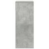 vidaXL Book Cabinet Concrete grey Engineered wood Tall Book Cabinet