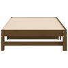 vidaXL Day Bed Honey Brown Solid Pine Wood 2x Expandable Day Bed