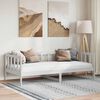 vidaXL Day Bed White Solid pine wood 35.4 x 78.7 in