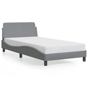 vidaXL Bed Frame Light grey
