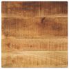 vidaXL Table Top 19.7"x19.7"x1" Square Solid Wood Rough Mango