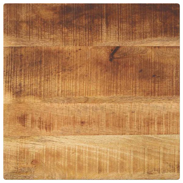 vidaXL Table Top 19.7"x19.7"x1" Square Solid Wood Rough Mango