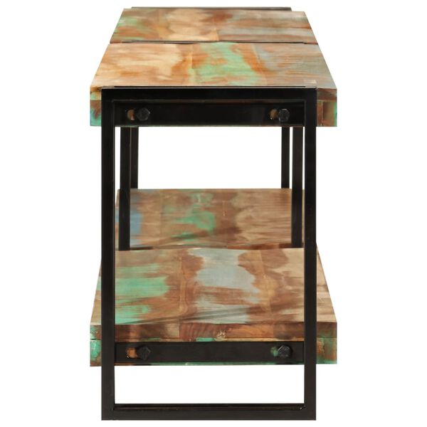 vidaXL TV Cabinet Multicolor Solid reclaimed wood, metal Large