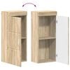 vidaXL Bathroom Furniture Set TULUM Sonoma Oak Engineered Wood