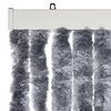 vidaXL Fly Curtain Silver 39.4x90.6" Chenille