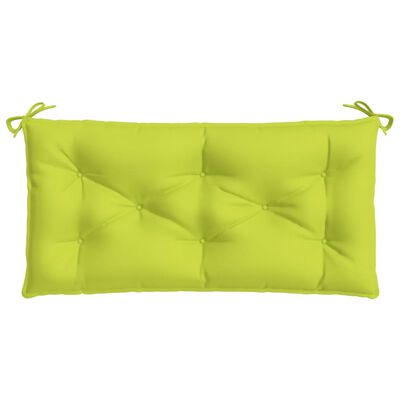 vidaXL Garden Bench Cushion Bright Green 39.4"x19.7"x2.8" Oxford Fabric