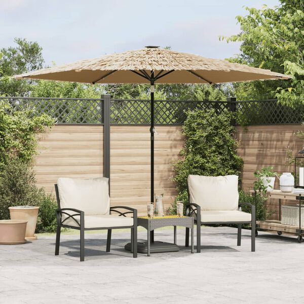 vidaXL Garden Parasol Brown
