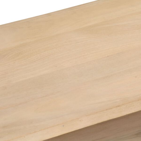 vidaXL Coffee Table Natural Mango Wood Solid Mango Wood Standard