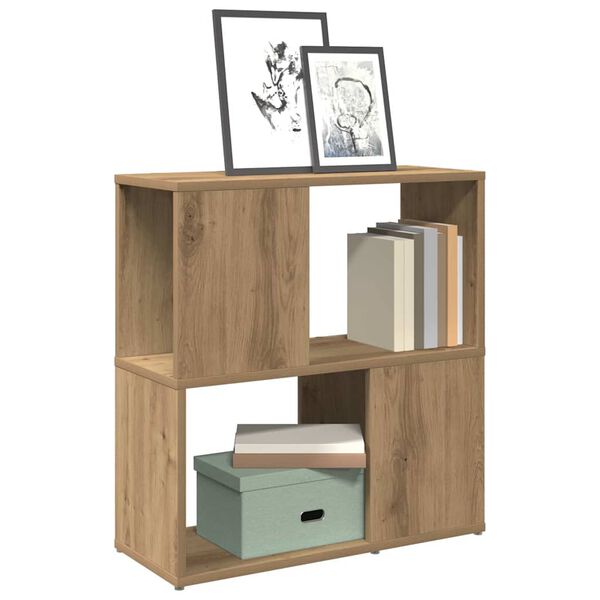 vidaXL Book Cabinet Artisan Oak Engineered wood Small Book Cabinet