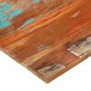 vidaXL Table Top Multicolor Solid reclaimed wood 23.6 x 39.4 in Durable