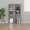vidaXL Book Cabinet Grey Sonoma Engineered wood Medium Book Cabinet