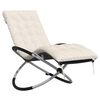vidaXL Sun Lounger Collapsible Folding Sun Lounger Other Modern