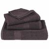 vidaXL Sauna Towel Set of 4 Anthracite 100% Cotton 31.5 x 78.7 in