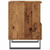 vidaXL Bedside Cabinet Set of 2 Old wood Engineered wood, metal Compact