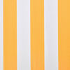 vidaXL Awning Sunflower Yellow, White Polyester 9.8 x 8.2 ft