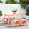 vidaXL Garden Dining Set Natural Wood Solid Douglas Fir wood Medium