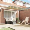 vidaXL Retractable Awning Multicolour 137.80 x 98.43 in