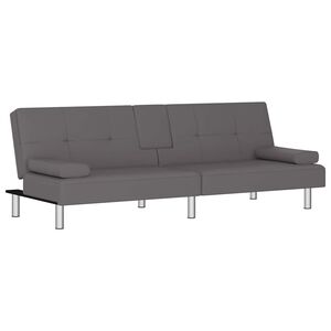 vidaXL Sofa Bed Grey